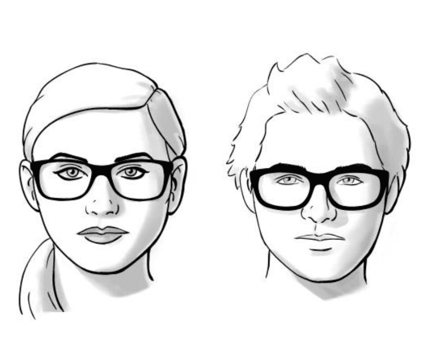 Những mẫu kính có gọng vuông góc hoặc hình chữ nhật sẽ là lựa chọn lý tưởng cho ai có khuôn mặt tròn